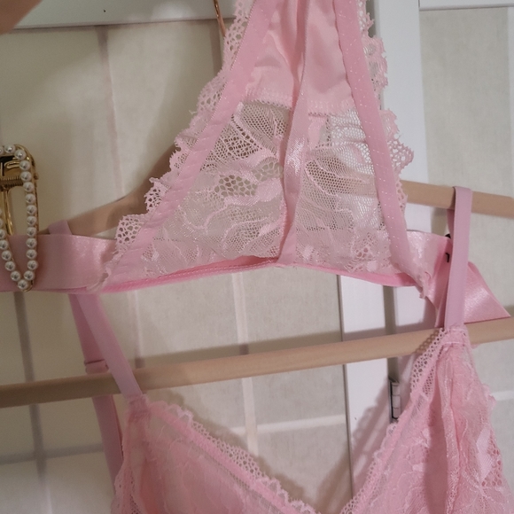 French Affair pink nightie set New size L - Picture 5 of 6